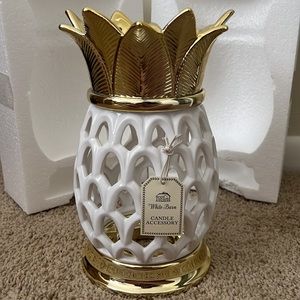 Brand New White Barn Pineapple Candle Holder
